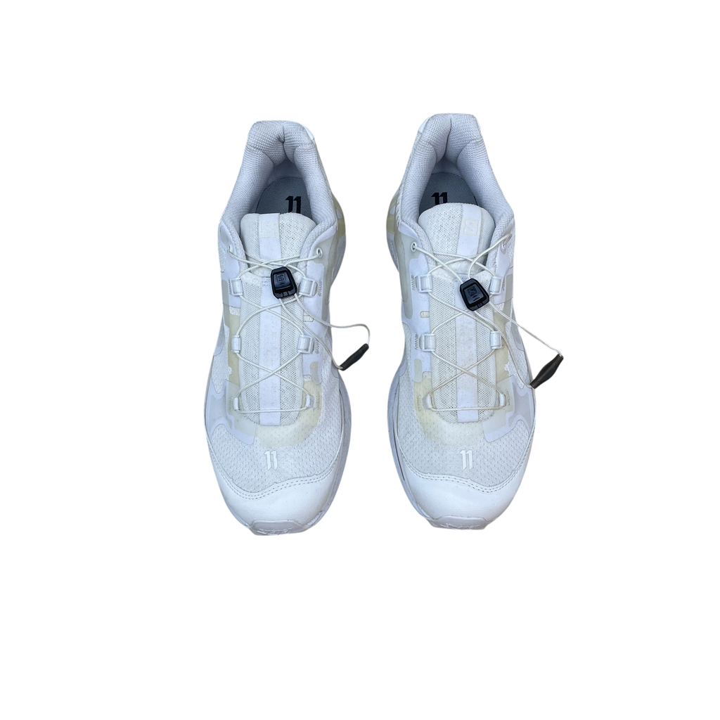 Zenno Archive Salomon x 11 By Boris Bidjan Saberi Bamba 5 sneakers in white with quick-lace system