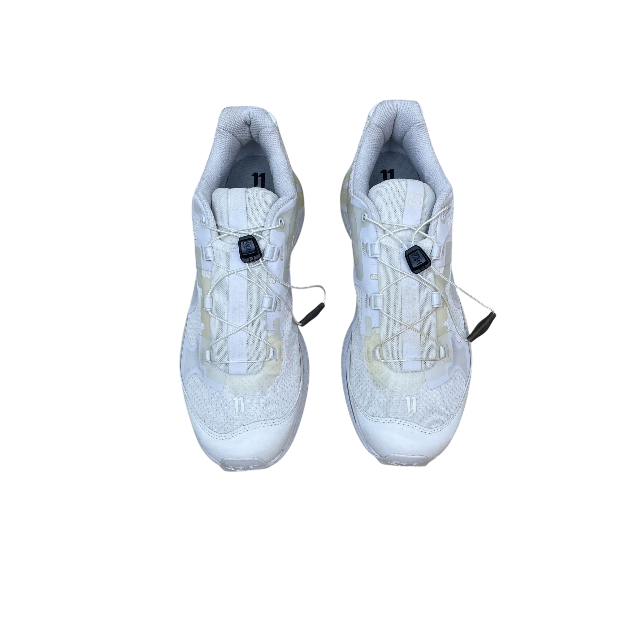 Zenno Archive Salomon x 11 By Boris Bidjan Saberi Bamba 5 sneakers in white with quick-lace system