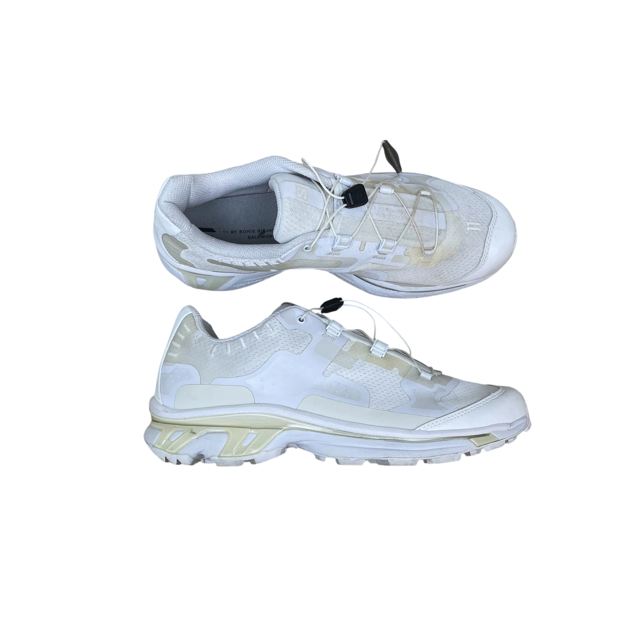 Zenno Archive Salomon x 11 By Boris Bidjan Saberi Bamba 5 sneakers in white with technical mesh and lace-up design